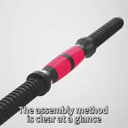 Juego de mancuernas ajustables 2 en 1 de 40 kg. Este juego multifuncional incluye discos para mancuernas, barra de conexión y barra para pesas rusas. Compatible con diversas barras de conexión, ideal para hombres y mujeres.，mancuernas pesadas