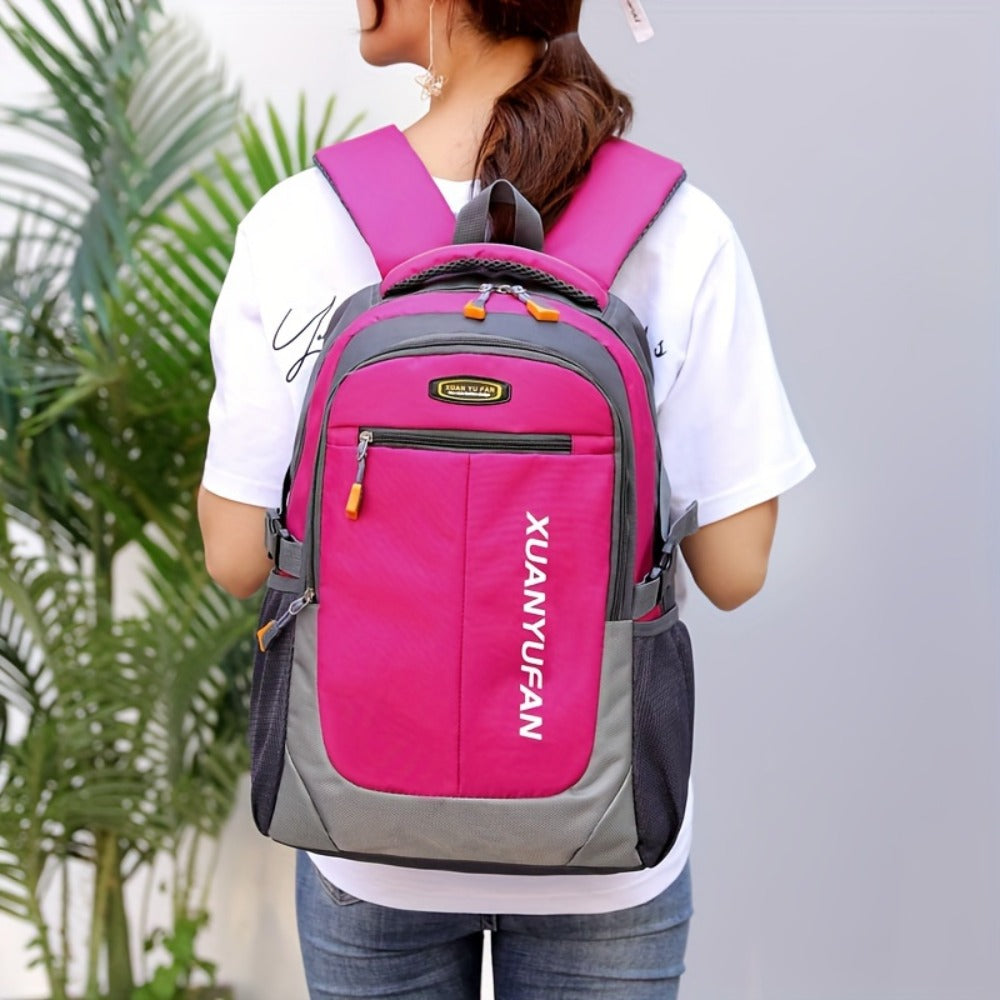 Mochila de viaje casual para hombre con gran capacidad XUANYUFAN, con correas ajustables - Tejido de Oxford duradero, cierre con cremallera, forro de poliéster, ideal para uso al aire libre y deportivo, mochila deportiva | Mochila de estilo casual | Mochi