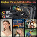 OUKITEL WP28E (2024) Móvil - 16GB RAM+64GB ROM (TF 1TB) Teléfono Movil Android 14 10600mAh, Movil 6.52 HD Pulgadas, Cámara 13MP+ 5MP, 4G Dual SIM/OTG/IP68/IP69K/GPS/NFC