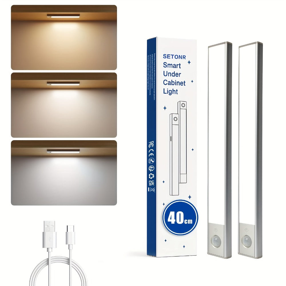 Luz LED recargable con sensor inalámbrico | Armario cocina escalera y dormitorio