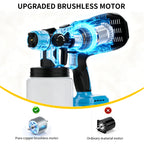 Pistola eléctrica de pintura en aerosol portátil portátil multifuncional | Coches, muebles, paredes y bricolaje
