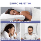 4 Unidades Relleno de Cojín Decorativo 45x45cm - Fibra Hueca Siliconizada para Sofá, Cama o Coche