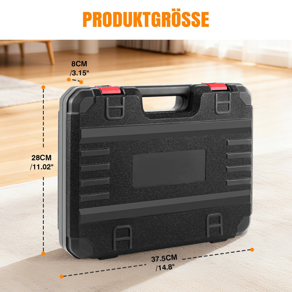 Kit de herramientas para taller 102 piezas | Reparación automoción montaje y bricolaje
