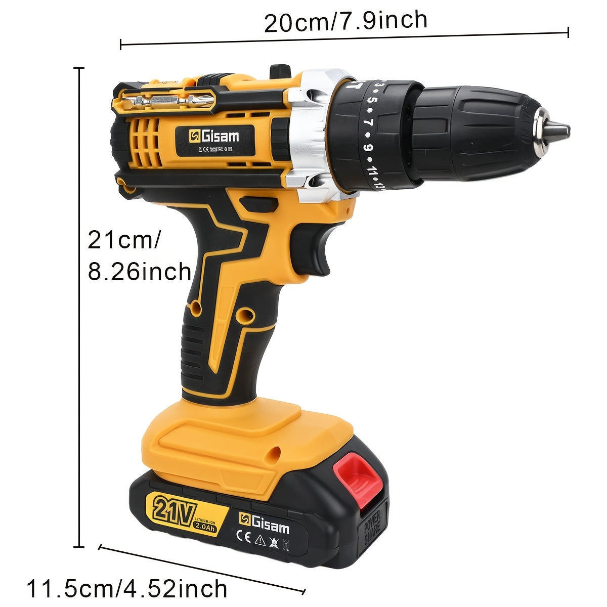 Taladro inalámbrico para bricolaje y reparaciones | Inalámbrico y Recargable