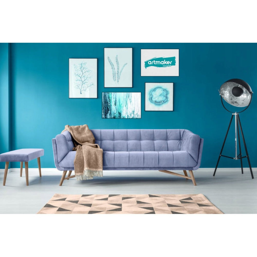 Set de Pintura Artística Grande para Pintar con Caballete de Mesa de Madera de 50 CM y 4 Lienzos de 24X30 y 25X25 CM. El Set También Incluye 12 Colores de Pinturas Acrílicas de 12 ML Cada, 6 Pinceles y una Paleta de Pintura. Este Es un Set Artístico Compl