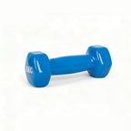 Mancuernas pequeñas de varios tamaños, azul brillante, adecuadas para uso doméstico y en el gimnasio, para fortalecer antebrazos y parte superior de los brazos, entrenamiento muscular, unisex, 0,5 kg, 1 kg, 1,5 kg, 2 kg, 3 kg, mancuernas pequeñas.