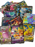 Pokémon XXL Inglés Paquete de 2 Jumbo Sobre Tamaño Aleatorio Raridad V/VMAX/HOLO/EX/GX
