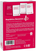 Juego de Mesa La Vacuna Española - REPUBLICA BANANERA – Cartas Divertidas para Adultos y Amigos | Humor, Estrategia y Risas Garantizadas en Fiestas