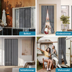 Mosquitera magnética para puerta o ventana | Balcón, patio y ventilación del hogar
