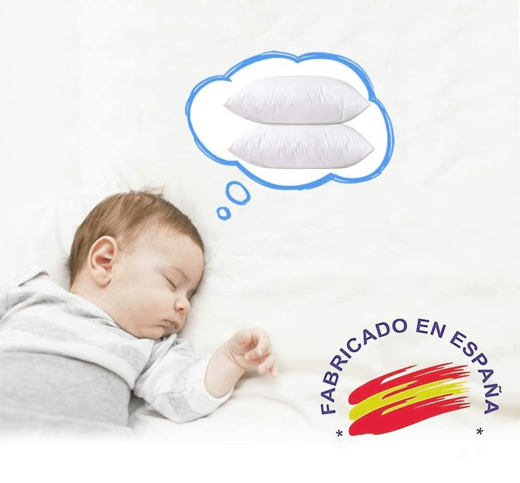 Tesosy Pack 4 / 6 Relleno de Cojin Relleno de Fibra Virgen Hueca Siliconada Suaves y Indeformable, Relleno para Cojines de Sofa o Almohadones