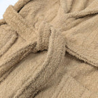 Albornoz de Algodón 450g Unisex para Baño con Cinturón y Bolsillos
