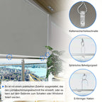 Estores Enrollables Verticales Para Balcón - Oscurecimiento, Protección UV, Térmico Reflectante