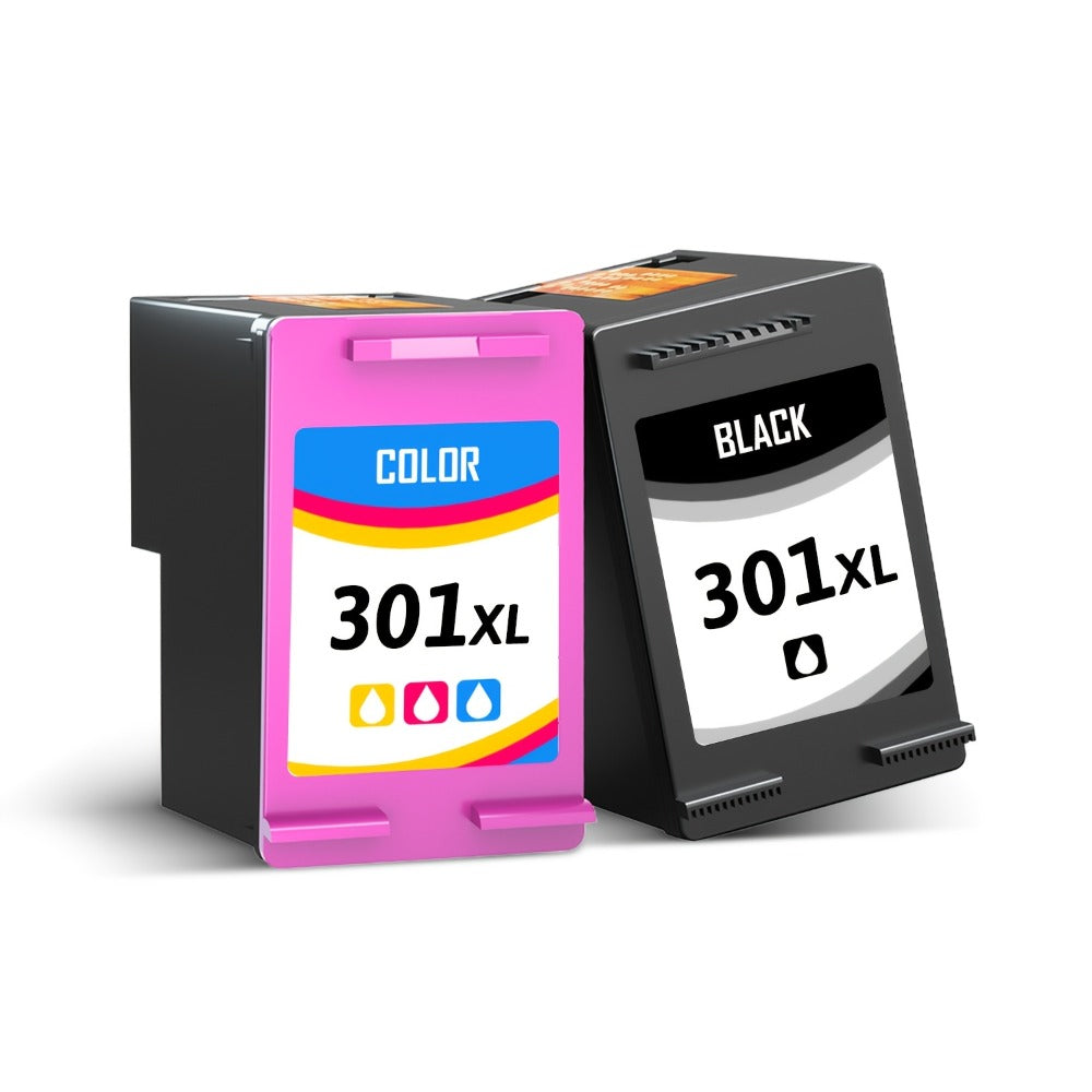 Cartuchos de tinta 301XL Color Negro Compatibles con Ink 301XL, compatibles con HP Envy 4500 4502 4504 5530 5532 Officejet 2620 2622 2624 4630 4632 1000 1050 1050A 1051A 1510 Impresora