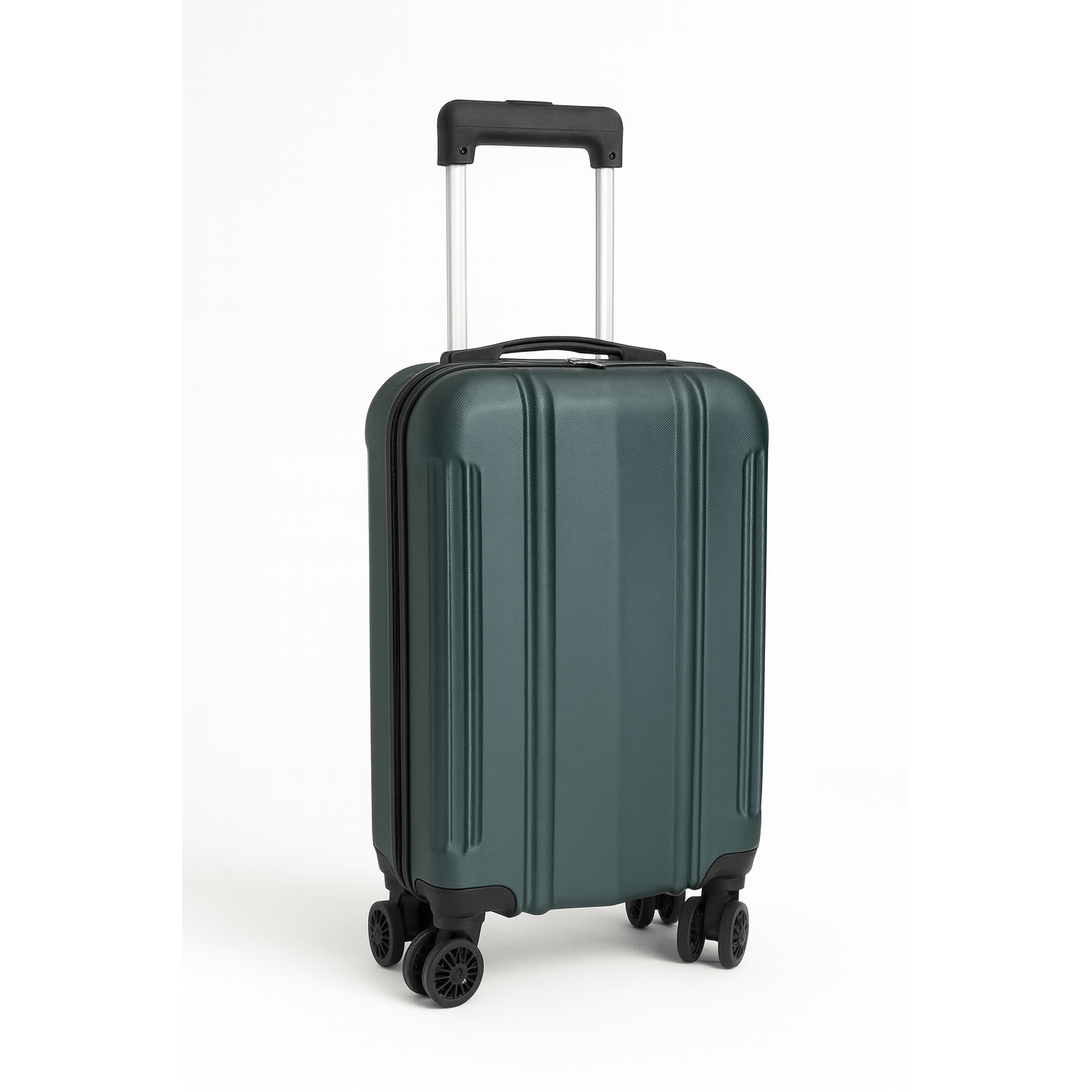 Maleta Avión Equipaje de Mano Viaje Cabina Trolley ABS Rígida 4 Ruedas Maleta de cabina rigida con asa telescopica 55x35x20CM