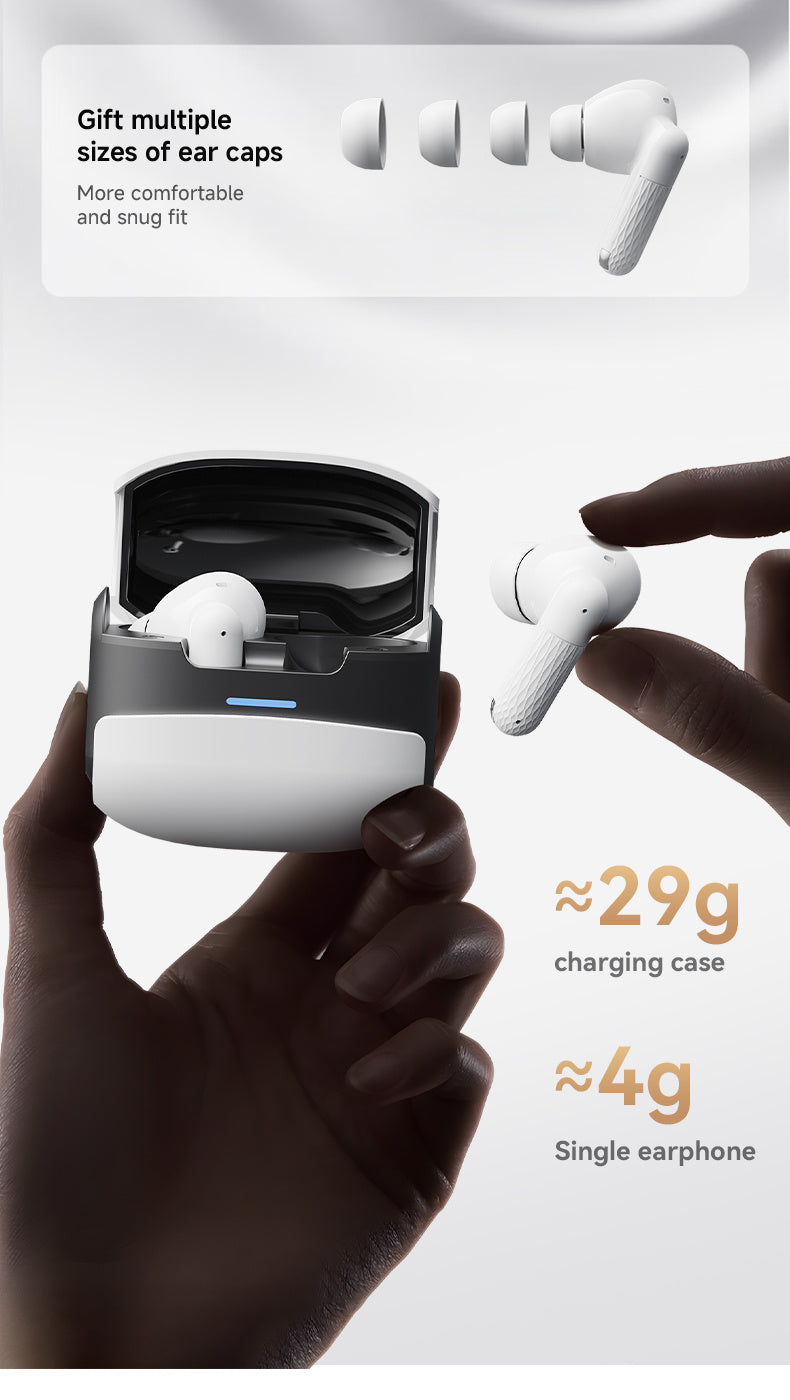 Auriculares Bluetooth | [Acer Oficial Original] 2026 Nuevos Auriculares Inalámbricos Estéreo TWS con Cancelación Activa de Ruido ANC, Reducción