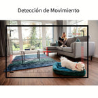 Cámara despertador Wifi 1080P con detección de movimiento, visualización remota y grabación en bucle, incluye tarjeta SD de 16GB, alertas ricas, cámara de vigilancia HD para el hogar, cámara de monitoreo segura adecuada para tu hogar, oficina o mascota