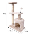 Arobol rascador para Gatos Rascador para Gato Postes rascador para Gatos Grande 105x40x40cm Varias Niveles