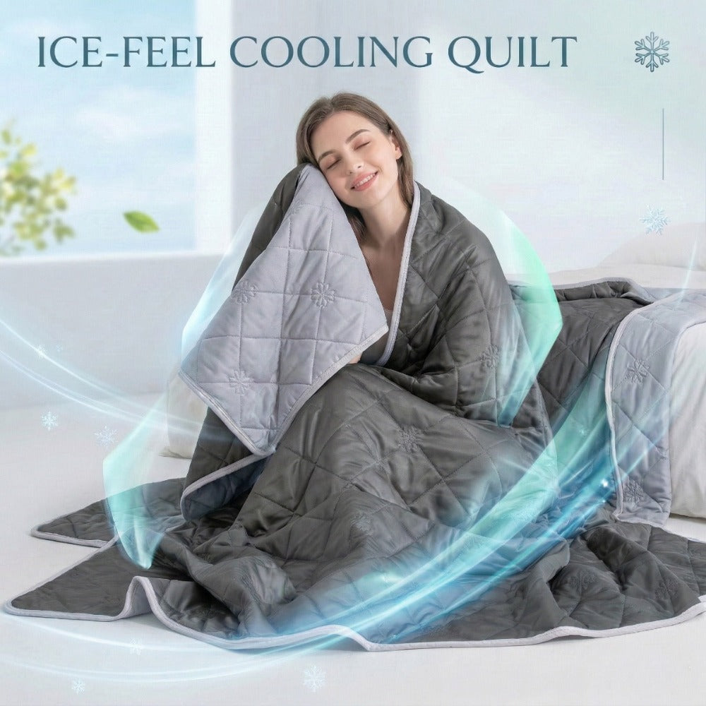 Colcha de Verano New Cool-Sense | Suave, con Relieve Ultrasónico, No se Decolora, Para Todas las Estaciones, Lavable a Máquina, Ideal para Dormitorio, Sala de Estar, Habitación de Invitados