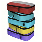 Juego de 5 Bolsas de Almacenamiento de Colores en Tamaños S, M, L, Disponibles en Tres Tamaños