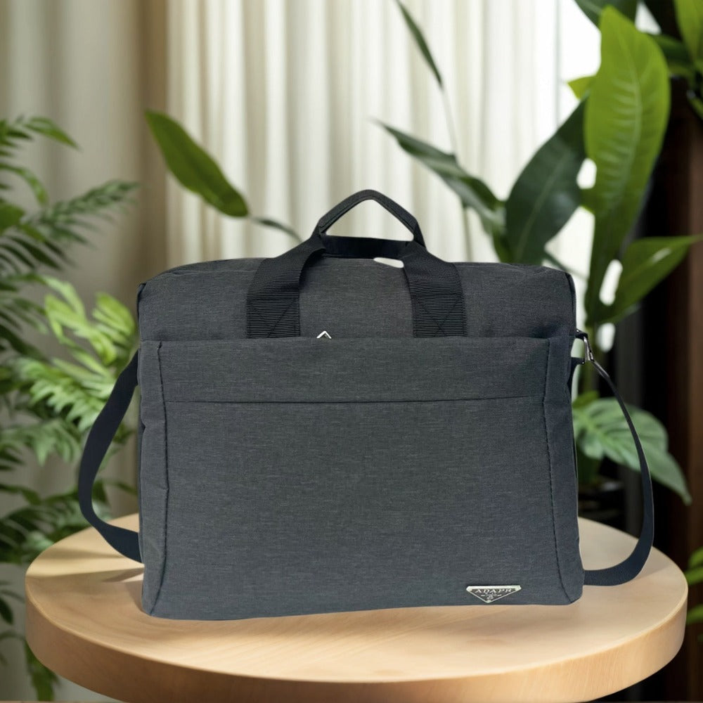 Bolso Bandolera Hombre Oficina 33x28cm con Correa Ajustable, Maletín Ligero para Portátil o Tablet, 4 Colores Disponibles