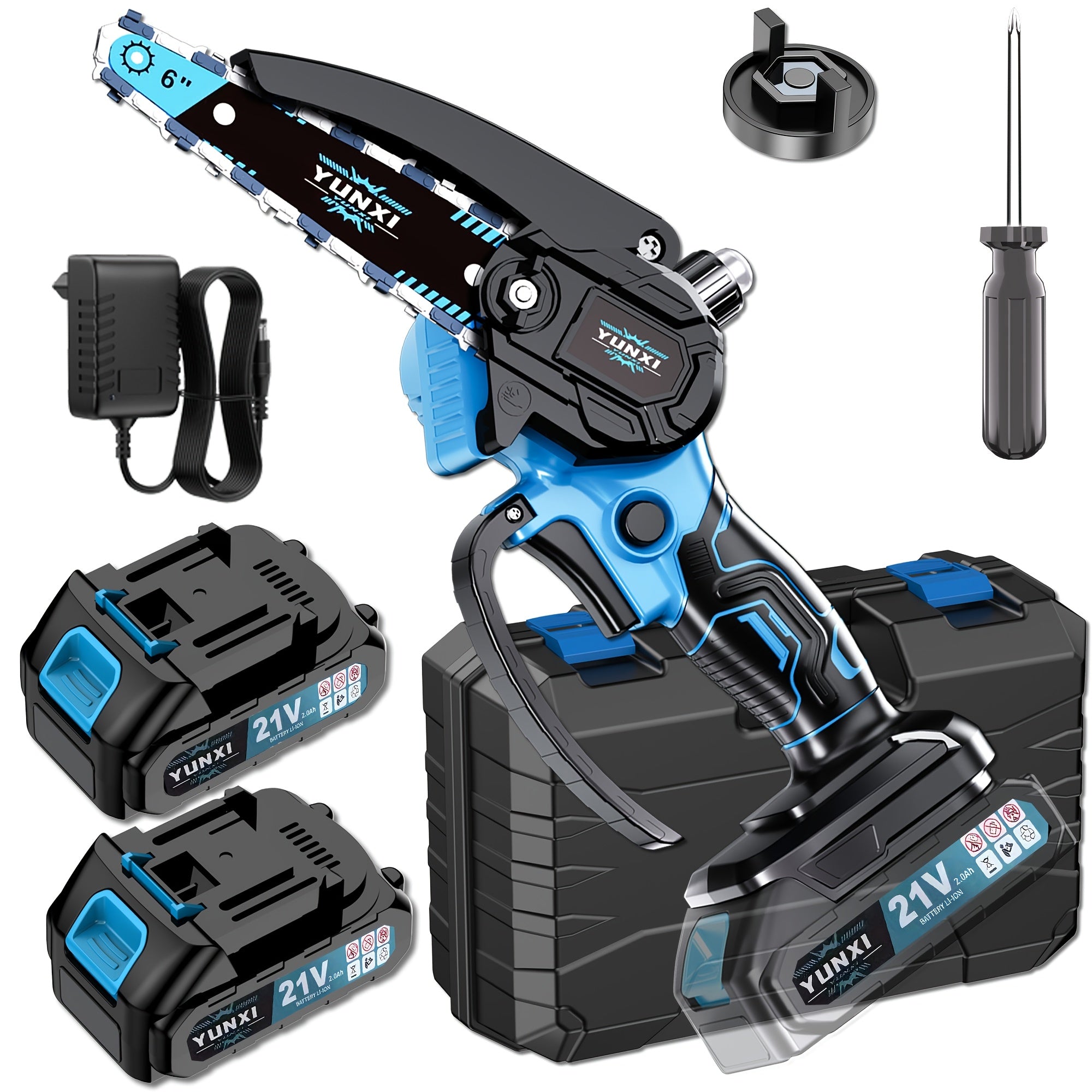 Motosierra | Mini Sierra de Iones de Litio, Ideal para Cortar Madera y Podar Jardines, El Regalo Perfecto para Padres, Entusiastas. Esta Sierra