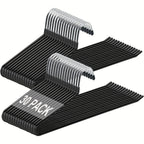 Perchas para ropa | 30 piezas de perchas para pantalones de metal dorado, perchas para pantalones de extremo abierto, almacenamiento de ropa