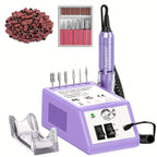 Lima Eléctrica para Uñas 20000 RPM, Pulidora de Acrílico y Gel, Herramienta Profesional Manicura Pedicura en Casa o Salón