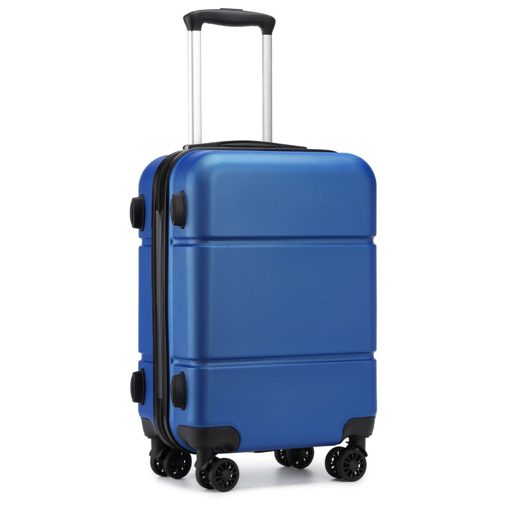 1 pieza de maleta de cabina de 20 pulgadas (55 cm) de ABS prémium con candado de combinación seguro para viajes sin esfuerzo, regreso a clases, regalo de vacaciones