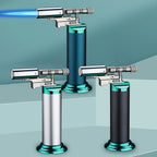 Encendedores recargables | Encendedor de metal (Quemador no incluido), base exquisita de mano pulida, a prueba de viento, recargable, con