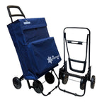 Carrito de Compra Plegable con Bolsa Térmica \Impermeable y 4 Ruedas,Ligero, 94x44x38cm,40 litros,Resistente y Reutilizable,Carro de Compra Plegable, 4 Ruedas de Alta Resistencia,Carro Compra. (COMPRA-002)