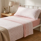 Juego de ropa de cama (Sábana ajustable, Cubrecama, Funda de almohada) | Juego de sábanas estampadas de 3 piezas | Primavera/Verano | Múltiples estilos | Tejido suave | 180cm - Múltiples tamaños disponibles
