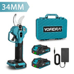 Tijeras de podar eléctricas inalámbricas con motor sin escobillas, máquina de podar eléctrica inalámbrica adecuada para podar, jardinería, árboles frutales y viñedos