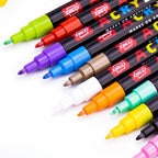 Rotulador de marcado lavable 240 - Tinta impermeable y no tóxica para grafiti y manualidades DIY, apta para pintar grafiti en diversas superficies, regalos de Navidad, útiles de regreso a clases