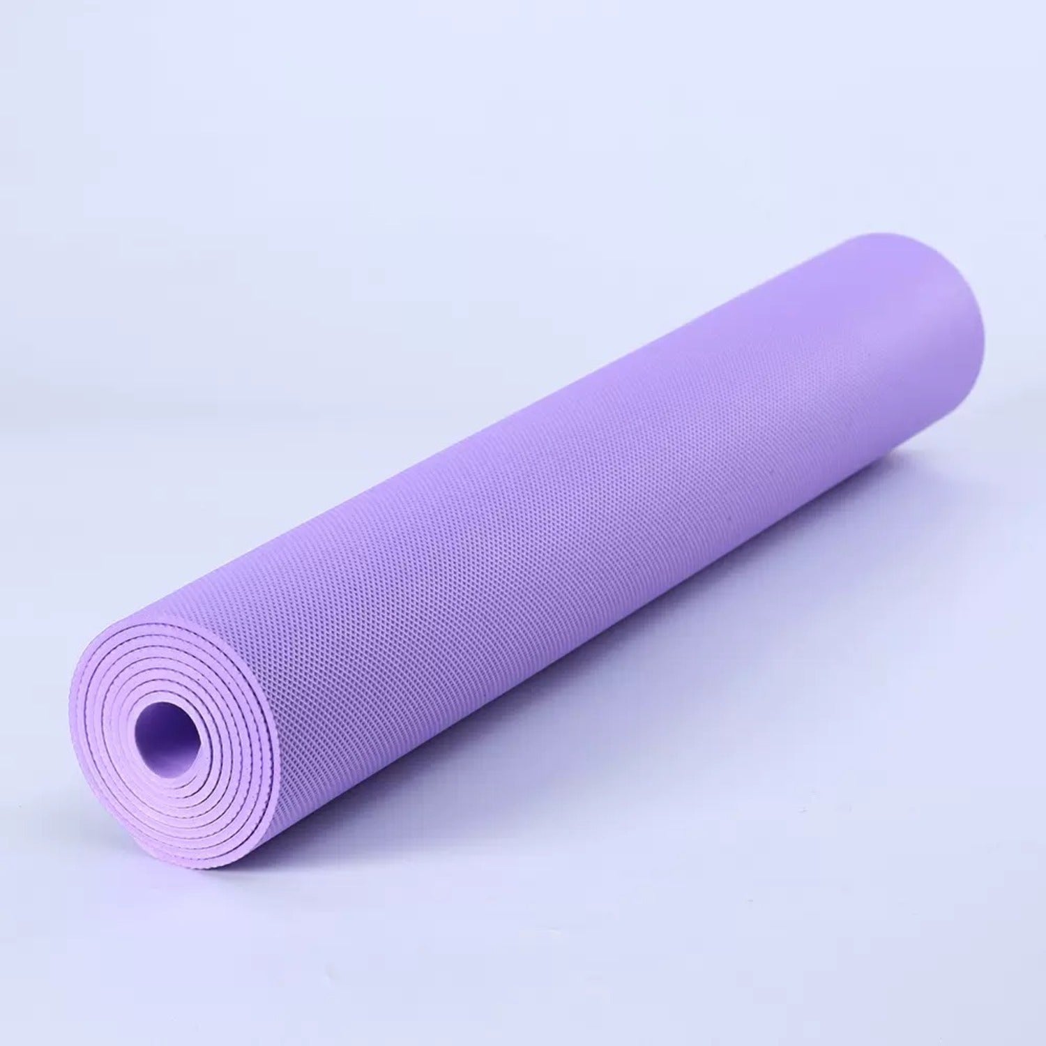 1 paquete - 6mm / 8 mm/10mm (morado / negro / Rosa / azul / gris) almohadilla de yoga antideslizante antisísmica engrosada, estera de yoga sólida duradera 183 * 61cm, almohadilla de fitness de amortiguación grande, almohadilla de fitness universal para ho