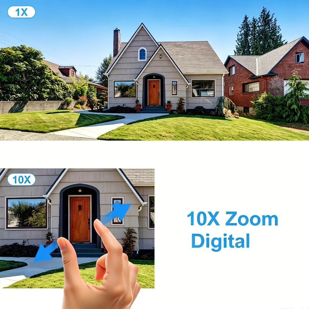 Cámara de Seguridad Exterior XIAOVV: Ofrece Versiones WiFi 2.4G o 4G LTE; Cámara PTZ con Zoom de 10x | Carga Solar | Rotación Horizontal de 355° y Rotación Vertical de 90° | Detección de Movimiento con IA, Área de Detección, Audio Bidireccional, Almacenam
