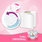Scottex Papel Higiénico Original 96 rollos, 6 packs de 16 rollos