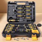 Juego de 43 destornilladores magnéticos de acero de cromo vanadio, con estuche, puntas de punta plana, hexagonales y Torx, juego de varillas de destornillador de precisión, profesional, duradero, sin batería, sin cargar, para kit de herramientas de repara