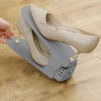 Juego de 30 estantes de plástico ajustables para zapatos, organizador de zapatos, con altura ajustable en 3 posiciones