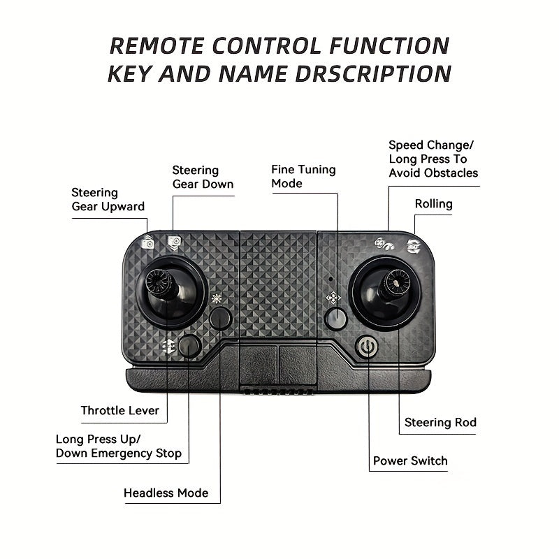 [ GD95 Dron Aéreo Profesional ] Diseño Plegable, Batería Dual de Larga Duración, Doble Cámara para Grabación, Mantenimiento de Altura y Giro de 360°, Ideal como Regalo de Navidad/Halloween o Cumpleaños para Novio