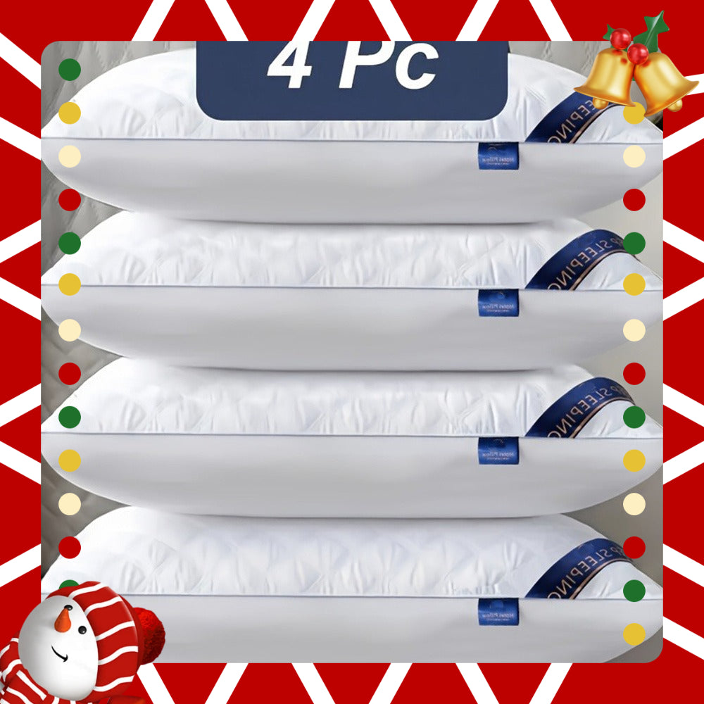 2/4 almohadas para dormir, 2/4 piezas de 48X74Cm, diseño moderno, lujo para todas las estaciones, calidad de hotel de 5 estrellas, edredón acolchado para un sueño profundo, soporte para el cuello, alta densidad, no se hunde, apto para todas las estaciones