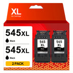 Cartucho de tinta | Cartuchos de Tinta PG545XL PG-545XL Remanufacturados para Canon 545 546XL (Paquete de 2, ) para Canon TS3150 MG3050 MG2550