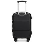 1 pieza de maleta de cabina de 20 pulgadas (55 cm) de ABS prémium con candado de combinación seguro para viajes sin esfuerzo, regreso a clases, regalo de vacaciones
