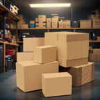 Caja de cartón marrón ondulado (Pack de 12-20 unidades) – 5 tamaños disponibles – Embalaje resistente para envíos y mudanzas – Fabricado en España