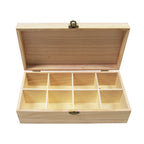 Caja de Joyas de Madera con Compartimentos | Caja Organizadora de Joyas de Madera (Varios Modelos) | Caja de Almacenamiento de Joyas de Madera con Tapa | Caja de Joyas de Madera con Cerradura
