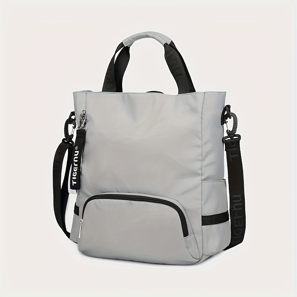 Mochila espaciosa para mujer, diseño casual ligero, versátil para viajes de negocios cortos, apta tanto para hombres como para mujeres, y se puede usar como una bandolera de un solo hombro