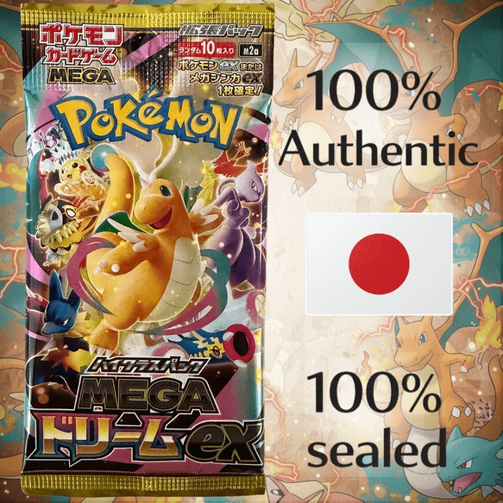 Paquetes de 3 Original Pokémon Booster Japonés – Últimas Tarjetas Coleccionables de la Serie