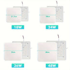 Panel LED de techo moderno de bajo perfil | Baño, cocina y dormitorio