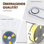 Caja de Almacenamiento de Filamento 4/6-Pack - Contenedor de Filamento para Impresión 3D con Etiqueta y Bolígrafo, 4 Litros (23.5X21.5X8.5 Cm), Caja de Almacenamiento Portátil para Filamento de Impresora 3D, Contenedor de Almacenamiento de Filamento, Dise