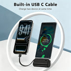 Power bank para carga durante viajes y uso diario | 5000 mAh y 2 unidades