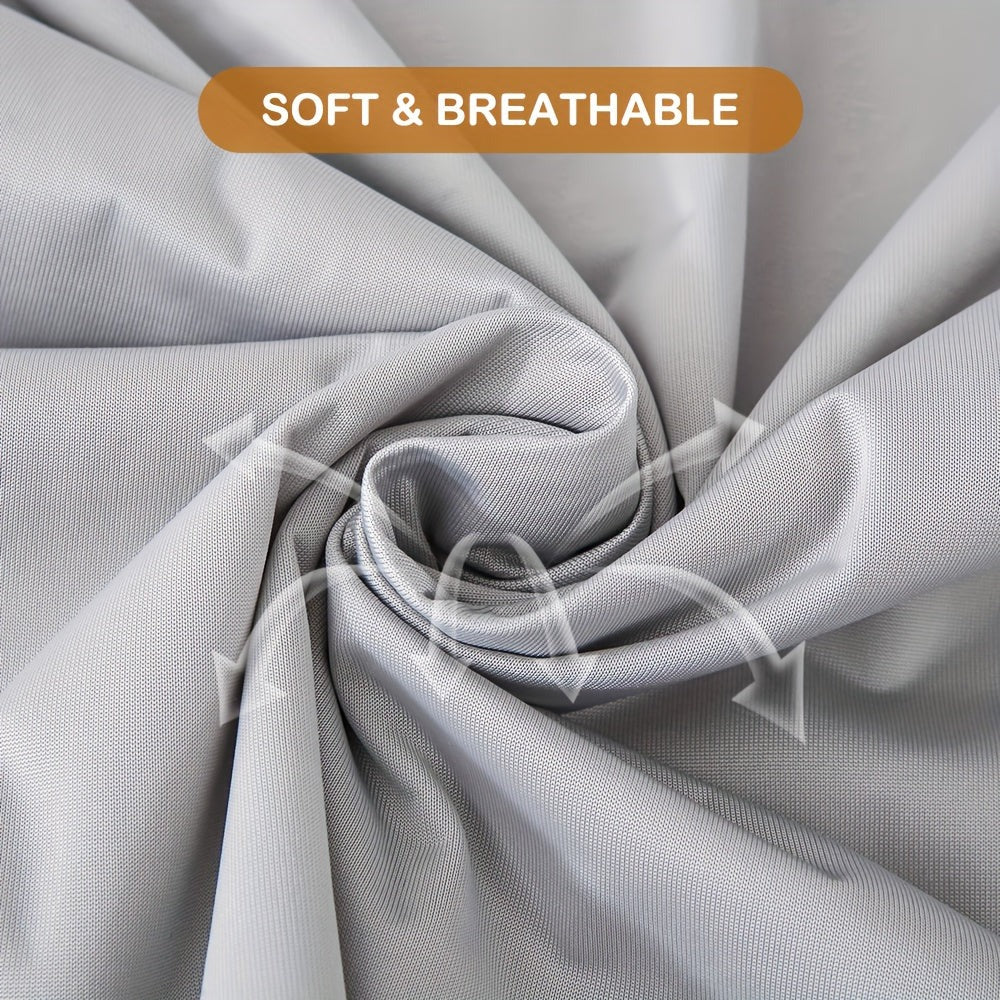 Funda de colchón súper suave, transpirable e impermeable - Sábanas ajustables de color sólido, muy elásticas y fáciles de limpiar para dormitorios, habitaciones de invitados, hoteles y residencias estudiantiles (no incluye funda de almohada ni relleno)